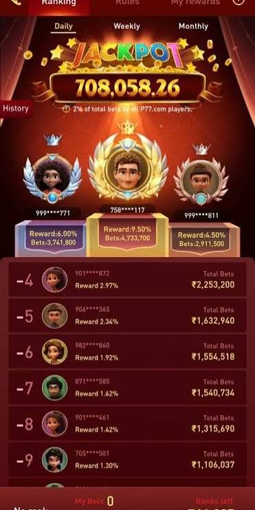 P77 Game online gaming categories and app features